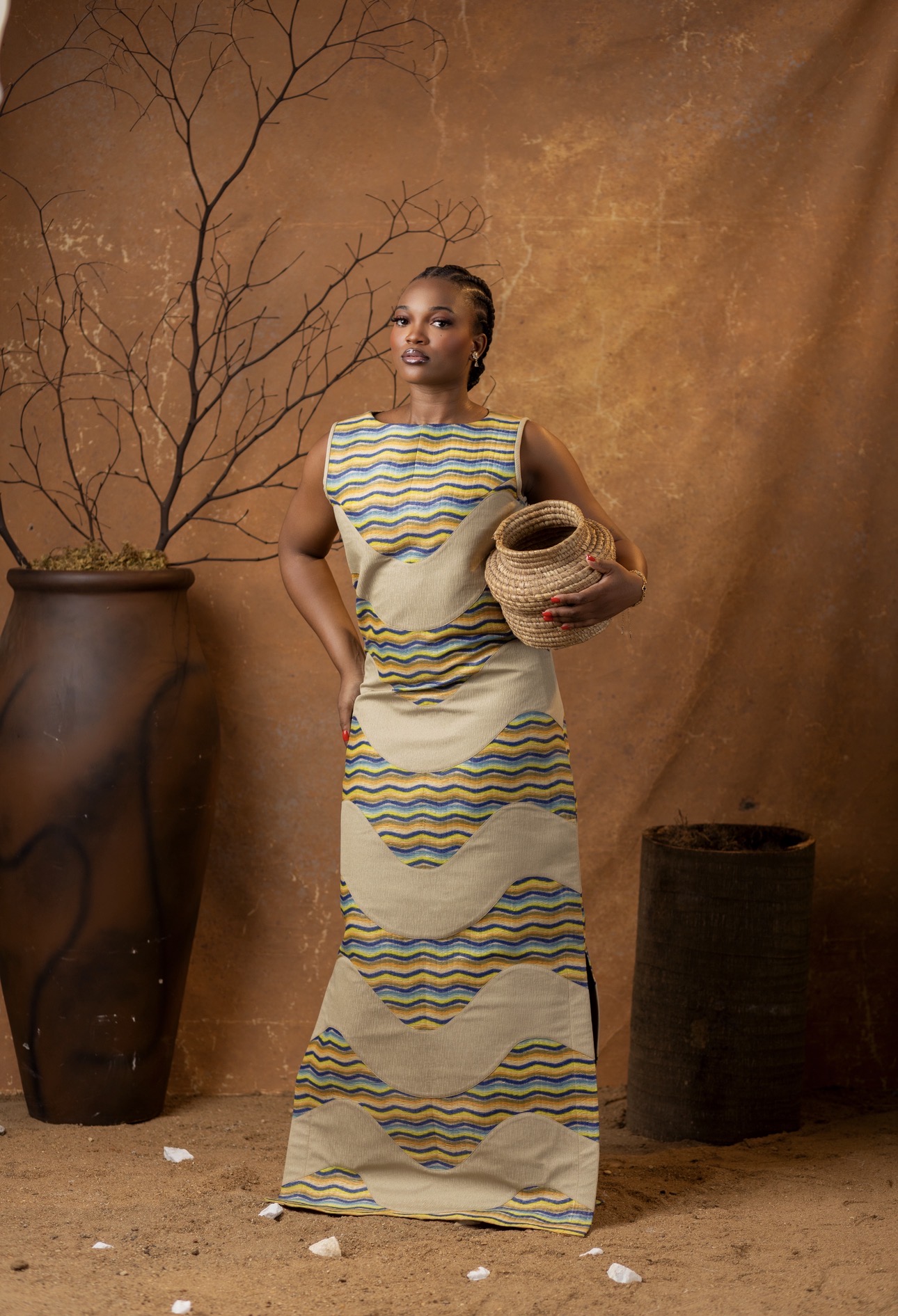 THE WOVEN RHYTHM DRESS
